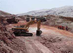 Movimiento de tierras en superficie